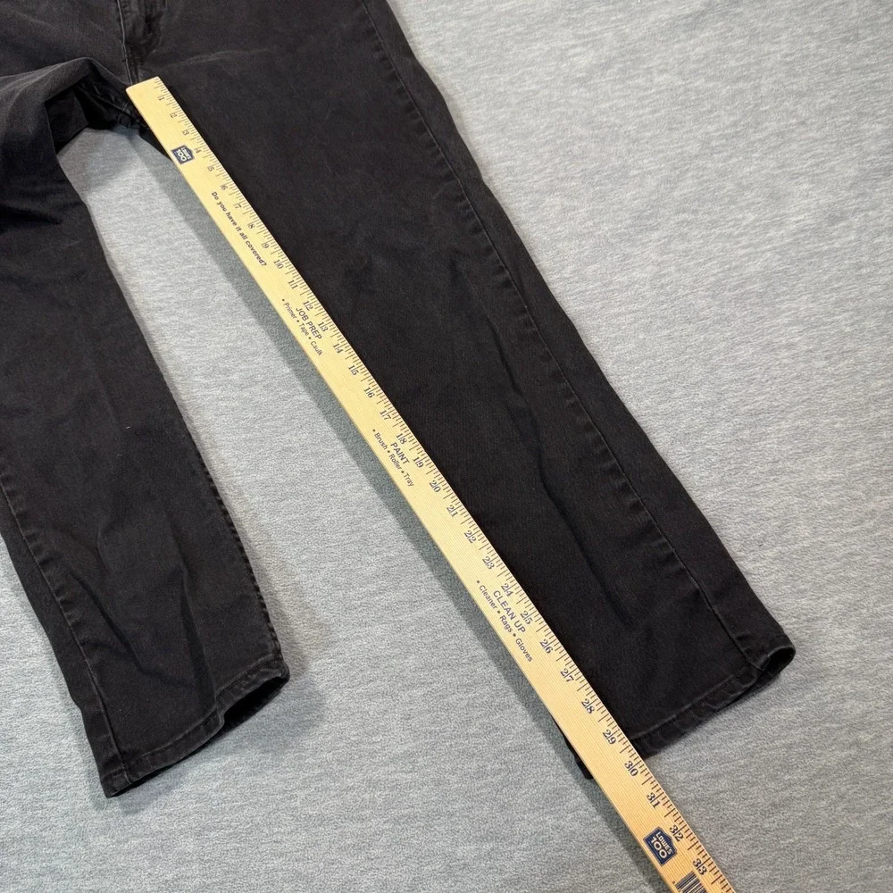Levis 511 Jeans Mens 34x30 Black Straight Stretch Medium Wash Mid Rise Denim‎